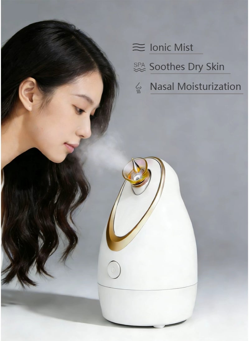180 cosmetics Facial Steamer - Nanoparticle Ionic Facial Steamer, perfect for home sauna and spa treatments, with humidification function. This steamer effectively cleans the skin deeply, unclogs pores, and relieves sinus discomfort. - Image 5
